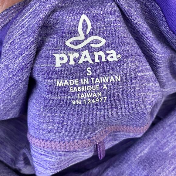 prAna Womens Tori Cutout Cropped Leggings Heathered Purple size Small - Picture 5 of 10